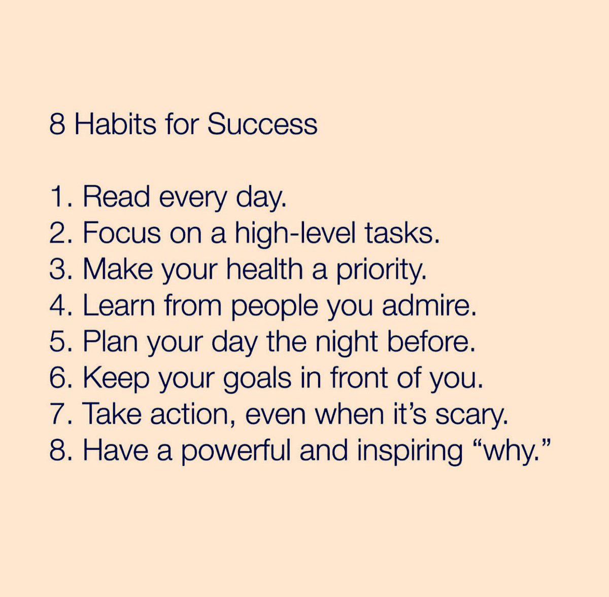 levelupmotive's tweet photo. 8 habits to success! Number one is reading!
#habit#success https://t.co/j97uFh763X