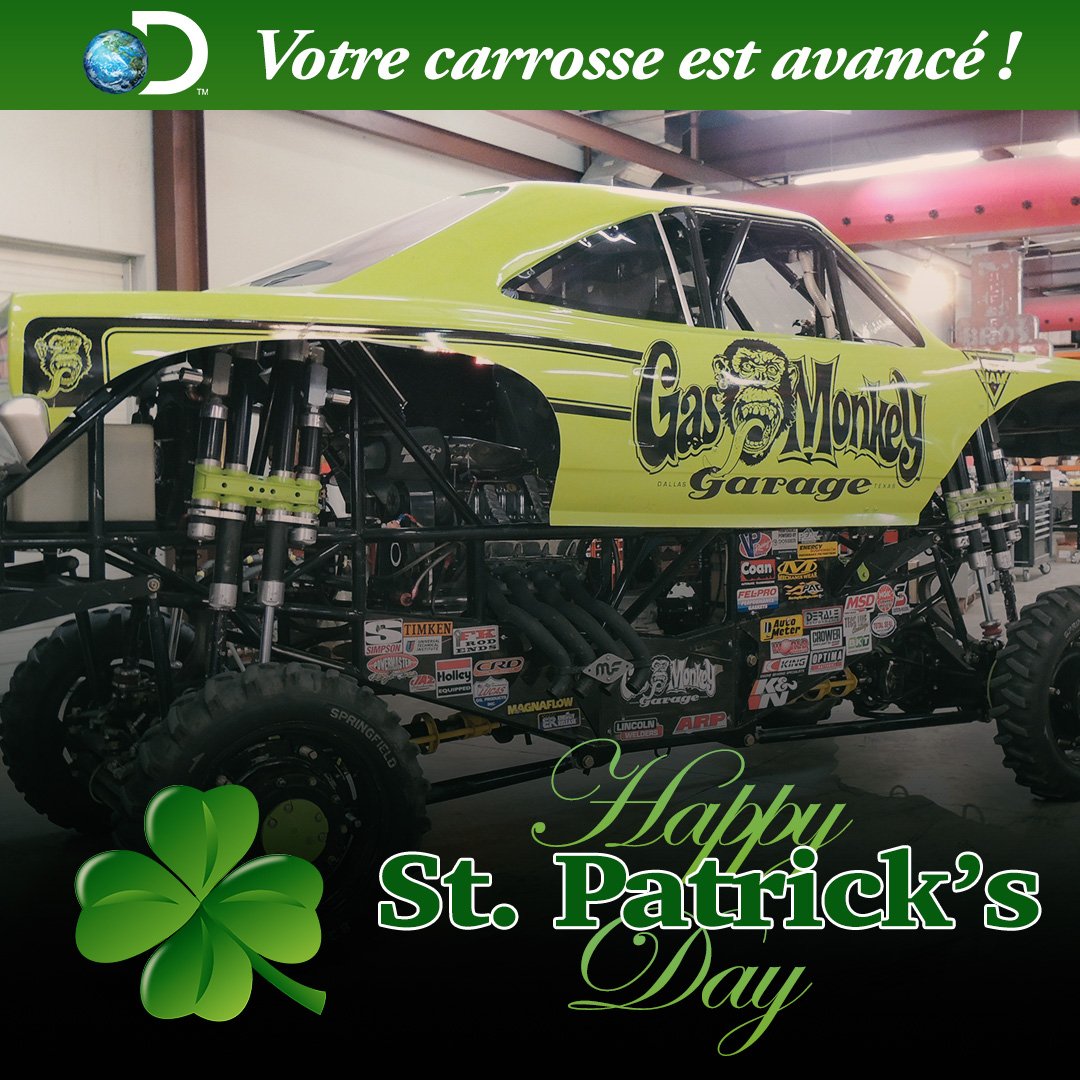 DiscoveryFR's tweet photo. C'est le Week-End ! On se met au vert ? #StPatricksDay #WeekEnd #Americars
https://t.co/gsUXKQy4AG https://t.co/pPaXBUNI59