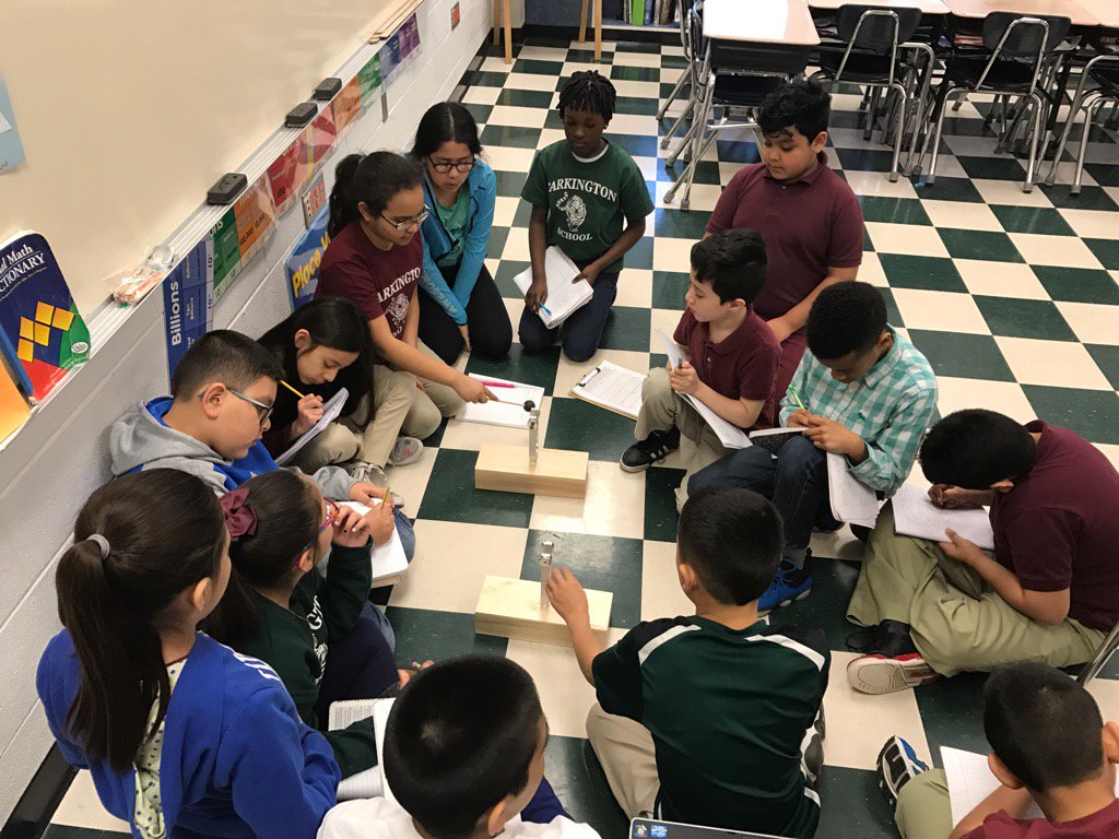 alissabberg's tweet image. 4th graders explore resonance &amp;amp; how it helps explain why a singer can break a glass #ambitiousscienceteaching #ngss