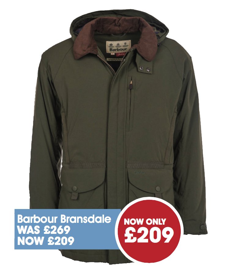 This #Barbour Bransdale jacket has been reduced to only £209 (was £269) - Offer only available in store #Ashford #Handcross #Eastry