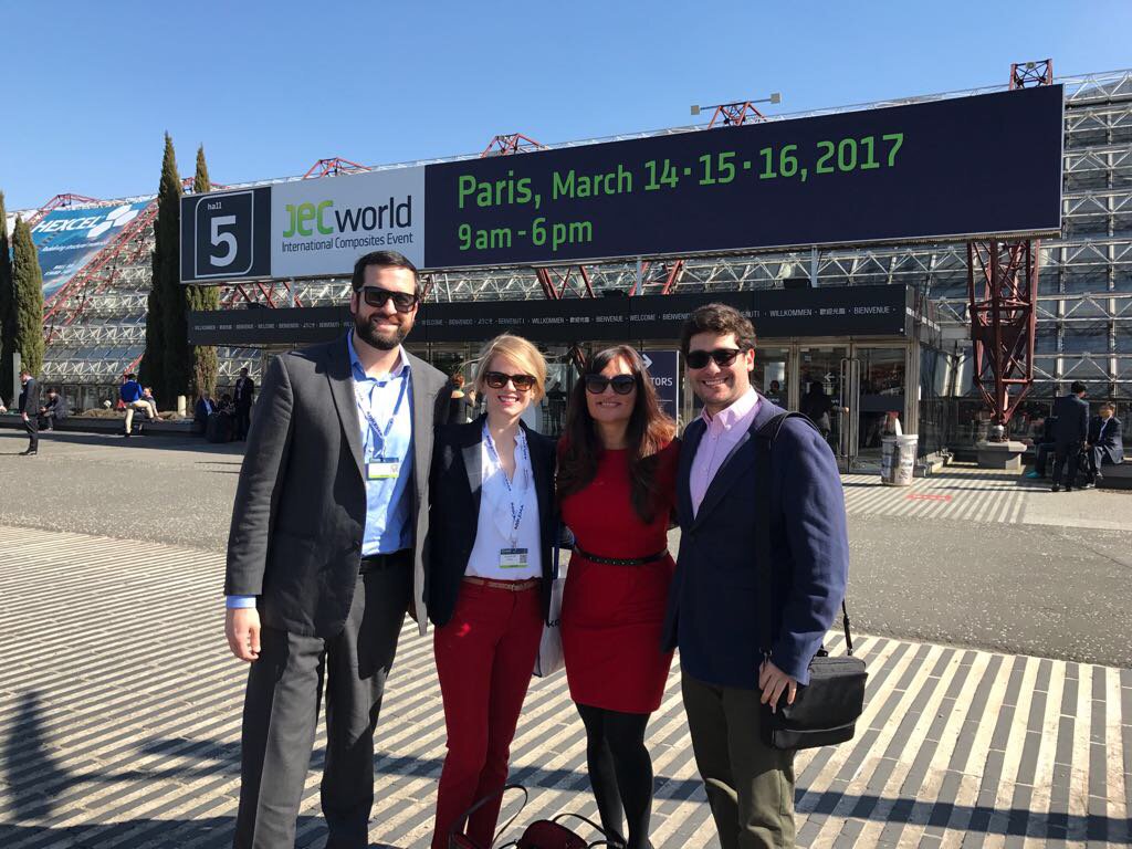 Bus. Dev VP Laura Hayes with @VaBeachED and <a href="/NorfolkVA/">City of Norfolk, VA</a> at #JECWORLD2017