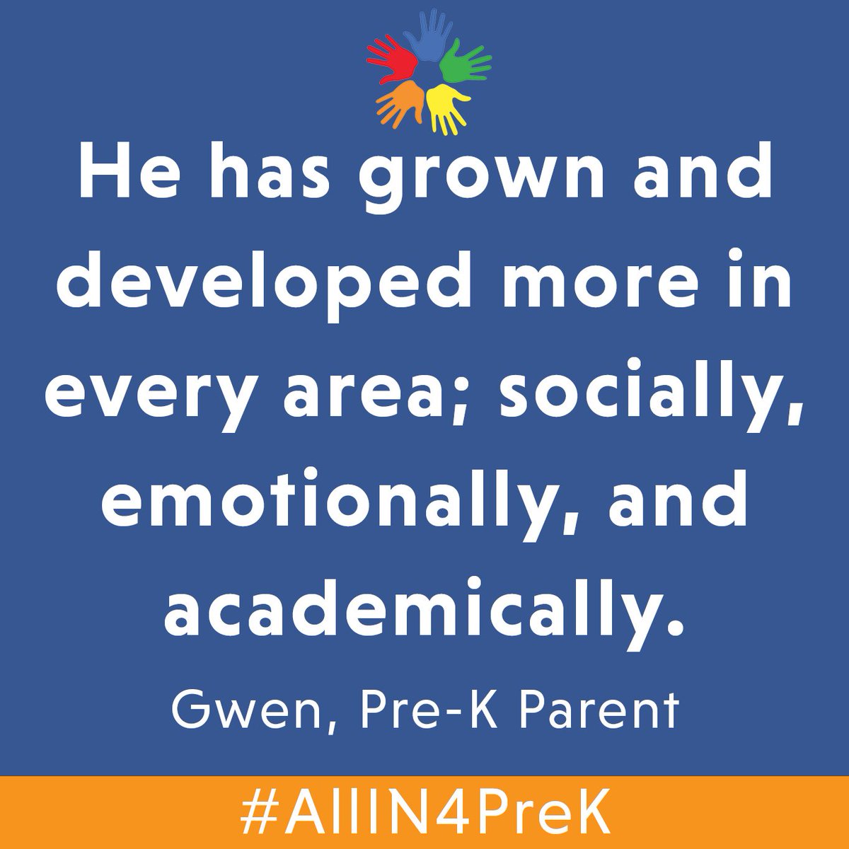 AllIN4PreK's tweet photo. Families know the power of #prek. #AllIN4PreK #Family #SuccessStartsEarly #INLegis #earlyed #Indiana https://t.co/00KWqCAKHS