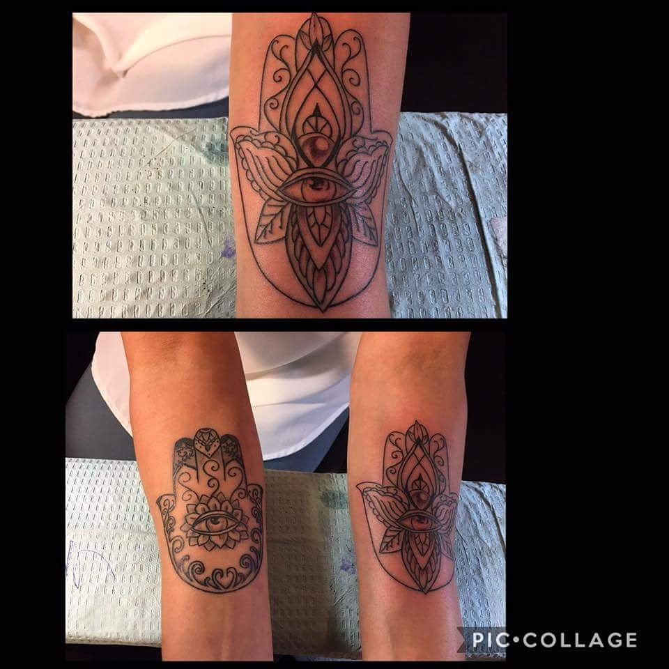SoCalTattoo's tweet photo. Done by Terri Morgan.
#socaltattoo #tattoo #tattoolife #tattooshop #sanpedro #longbeach  #tattooartist #terrimorgan #nofilter #hamsa https://t.co/I2HfFz6p5W