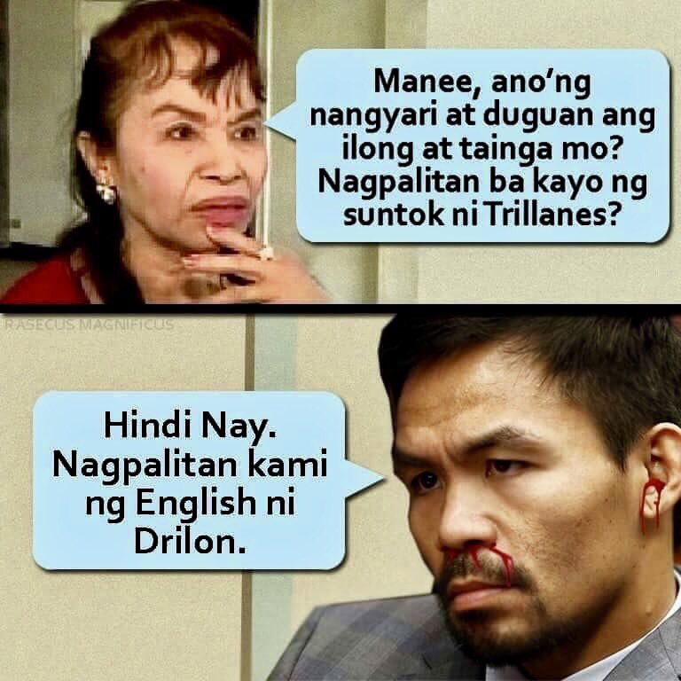 DukeOfMetrics's tweet photo. SA TOTOO TAYO Pacquiao! Magaling ka sa boxing, hindi sa lahat ng gusto mong pasukin. https://t.co/aQIs6Ki1nh