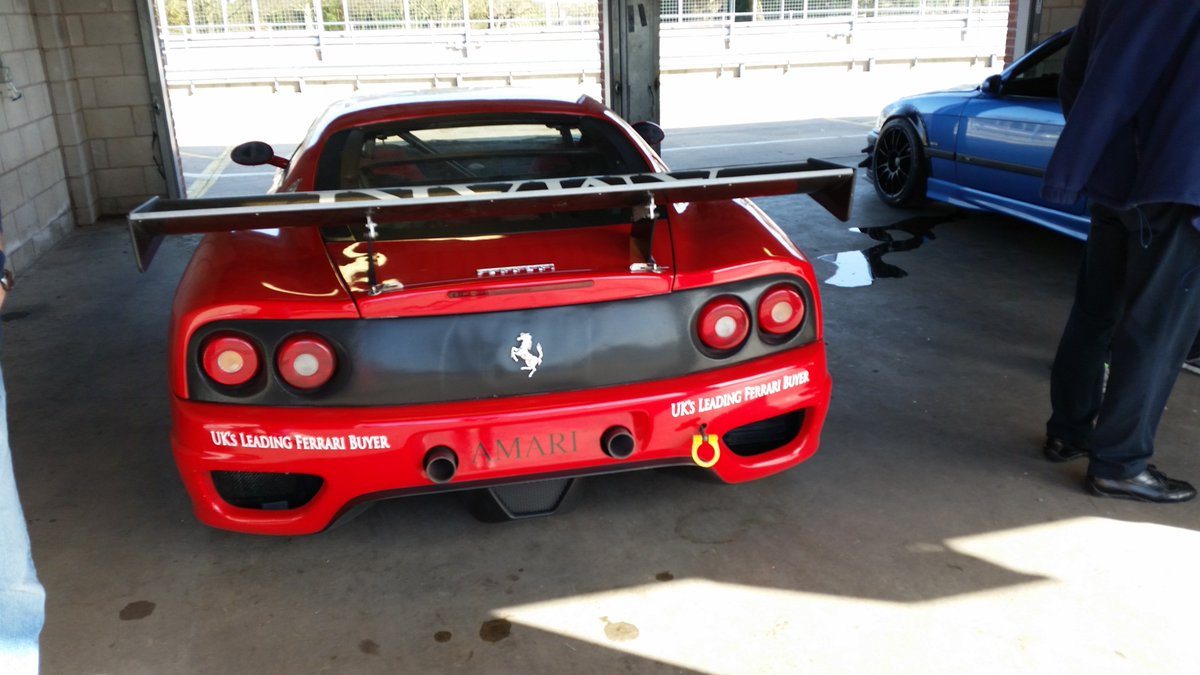 #FerrariFriday #ferrari #360 #gt3 seen at oulton park on wednesday