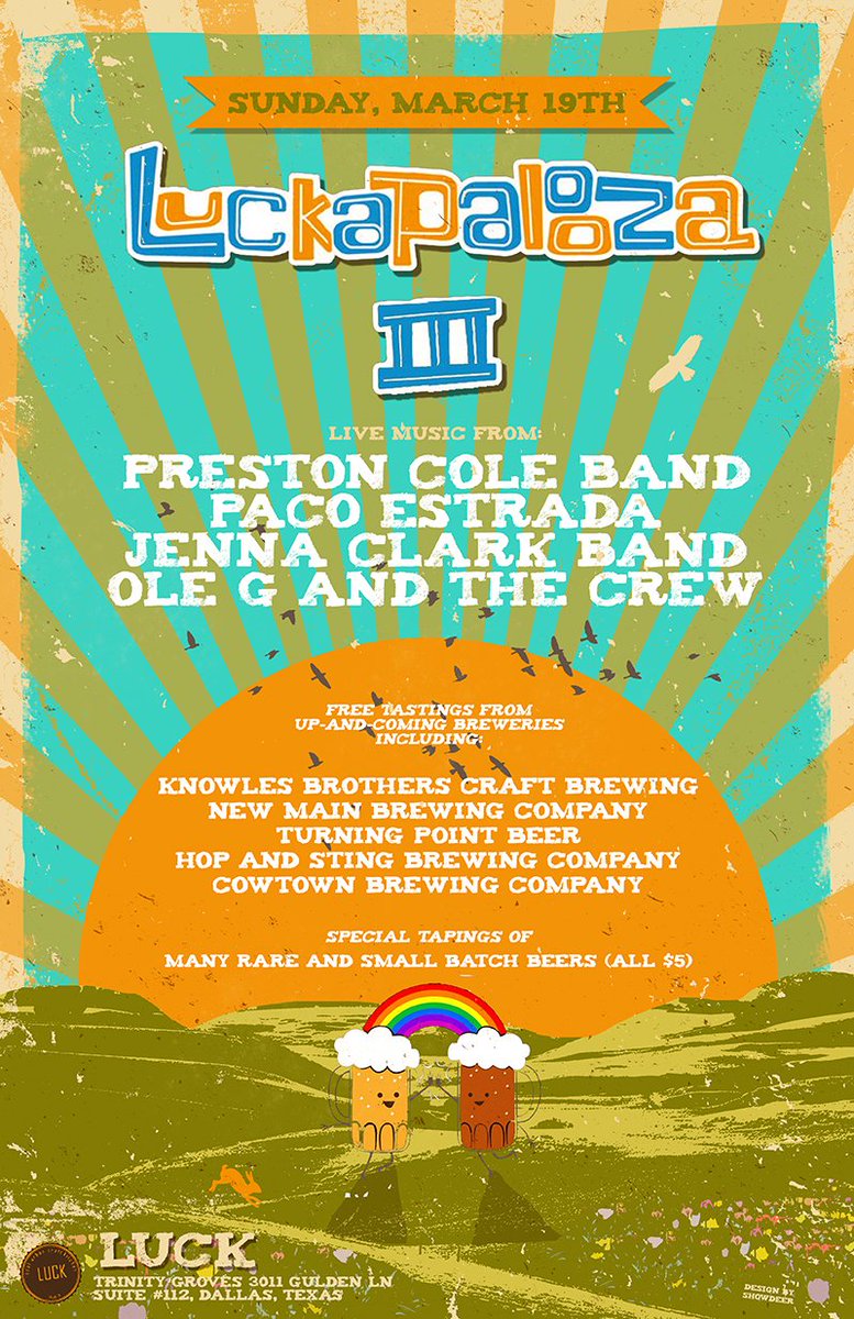 Sunday Sunday Sunday! Live music &amp; free samples from <a href="/tpbeers/">Turning Point Beer</a> <a href="/cowtownbrewco/">Cowtown Brewing Co.</a> @TheNewMainBrew Hop &amp; Sting Brewing Company, &amp; <a href="/KnowlesBrothers/">KnowlesBrosCraftBrew</a>