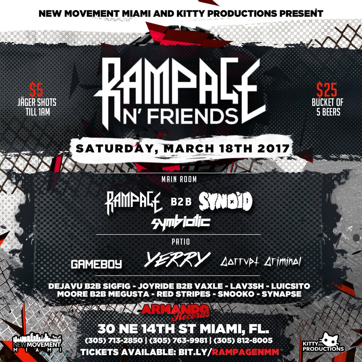RampageNFriends's tweet photo. Friends! 

Tickets are going out soon, get them today before it's too late! 

🎟https://t.co/K1FYaospPu https://t.co/AyxSjuup4T