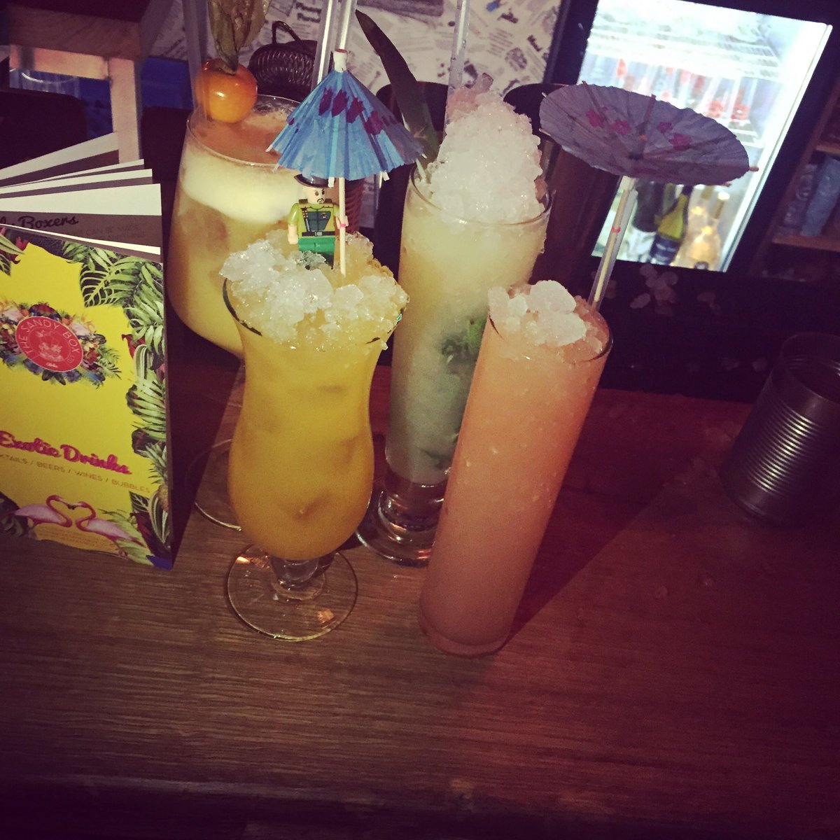 Thesandybox's tweet photo. Cluster of cocktails! Yes please! @HairyMitten @im_linda_hobbs @spruceyhaigh @ChesterChron @SkintChester @ShitChester https://t.co/4q5hTZ7e7K