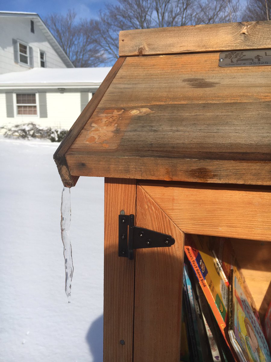 LilFreeLibrary's tweet image. Frozen books @LilFreeLibrary Love ❤️ my little @LtlFreeLibrary ❤📚❤