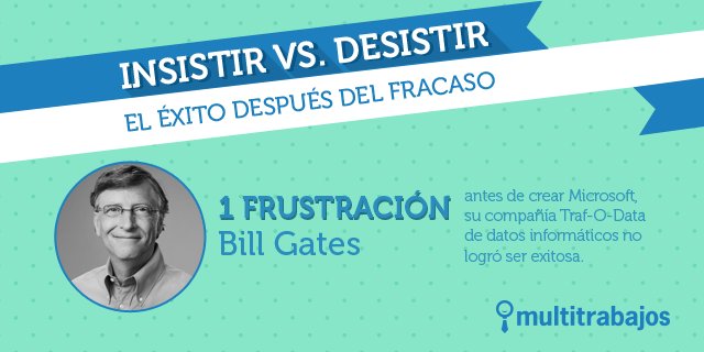 Multitrabajos's tweet image. Ningún gran #exito es instantáneo. #CaminoAlExito #InsistirVsDesistir #Multitrabajos #HistoriasInspiradoras