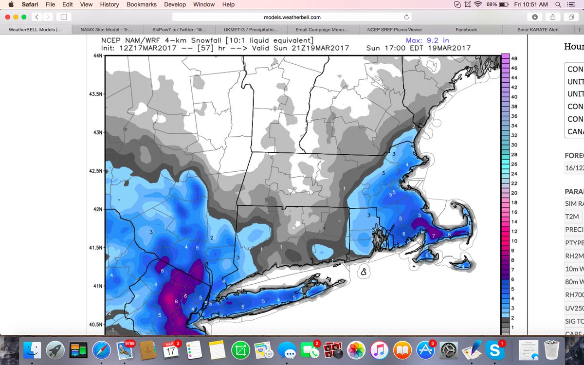 mike61400's tweet image. Amazing agreement from the NAM suite #not #forecastingnightmare
