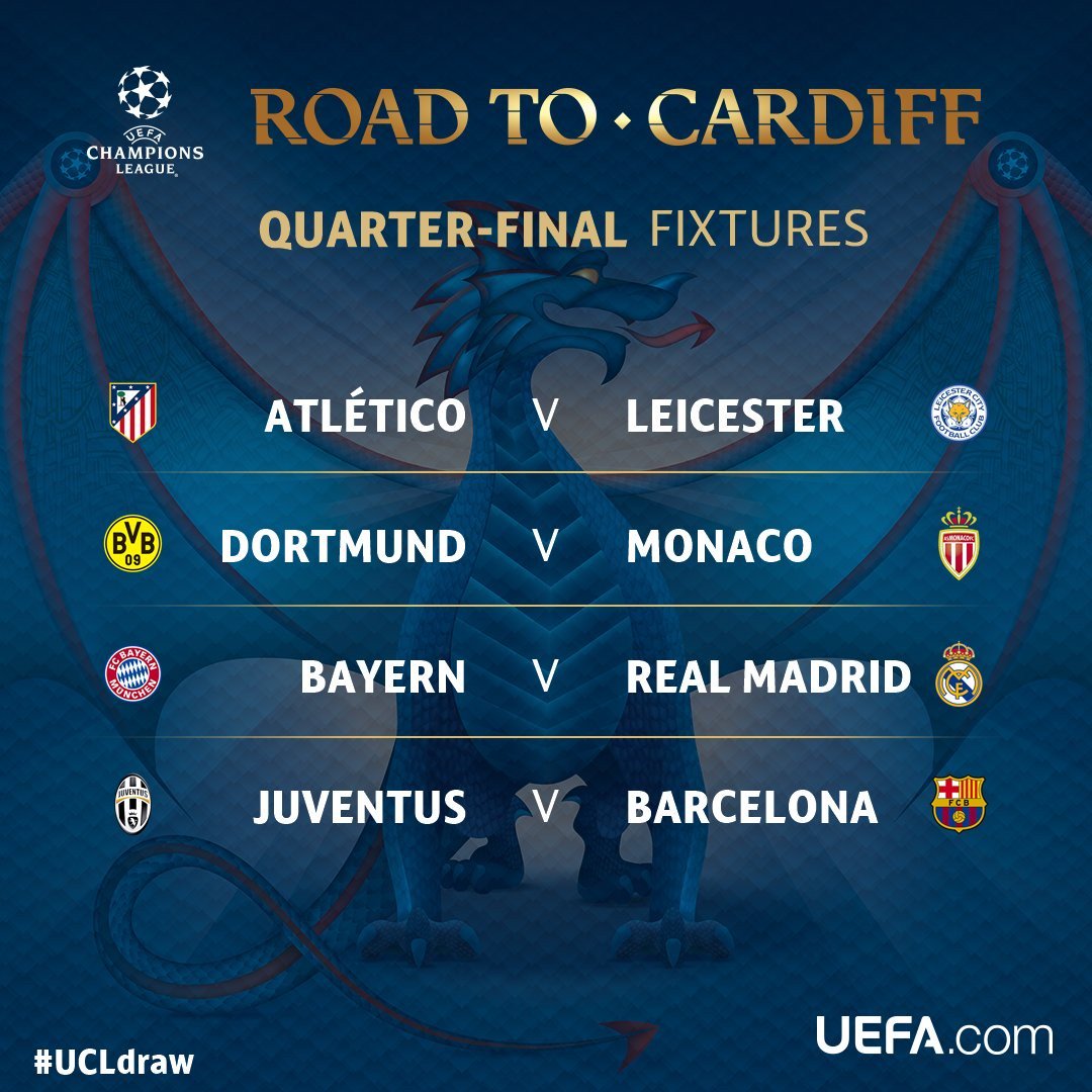 Spoti_101's tweet photo. So can Madrid beat Bayern this time? 
It will be Ancelotti Vs his former assistant inZidane.
Kroos and Alonso Vs Former teammates  #UCLDraw https://t.co/m9RBWxPISW