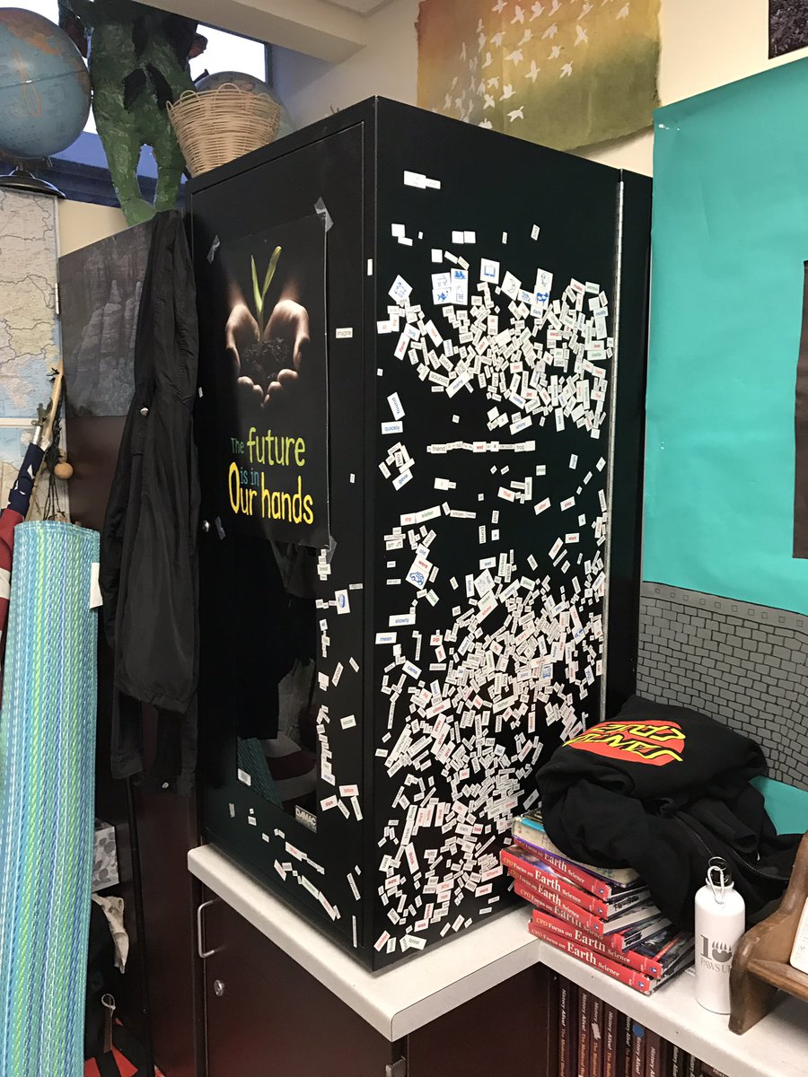 CUHSD_Tech's tweet image. All network cabinets should come with magnet words!