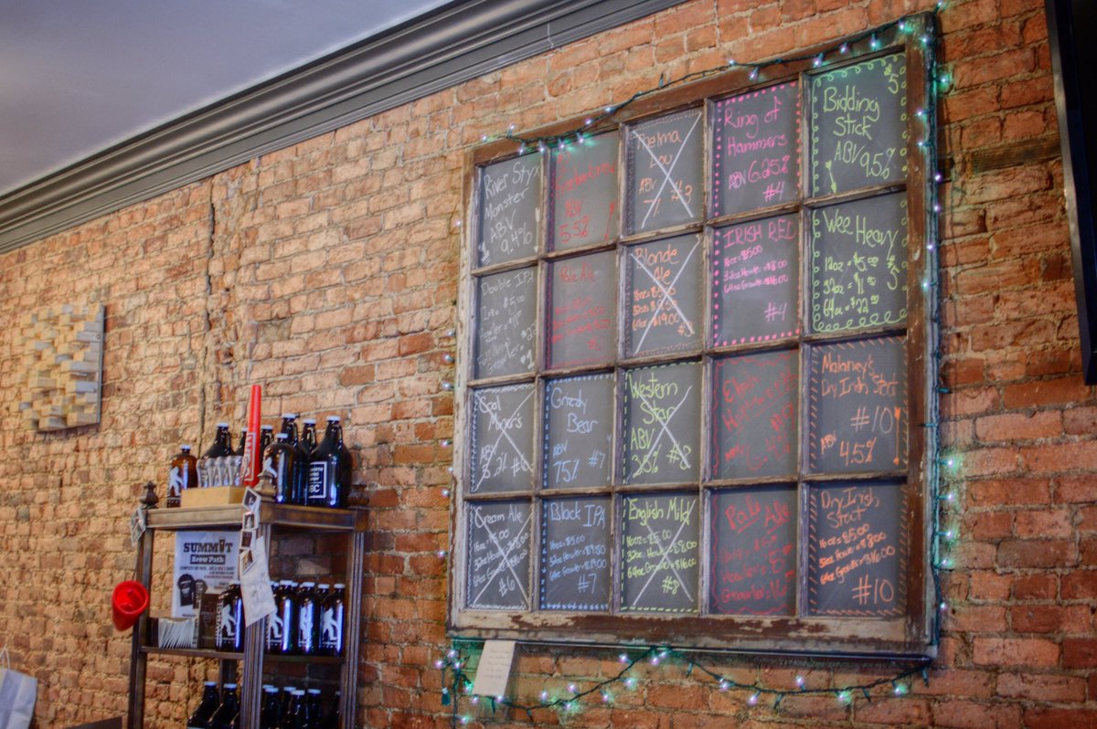 Happy St. Patrick's Day!
Put up some fancy schmancy green lights around the menu board.
Our Irish Red and Dry Irish Stout are on tap.