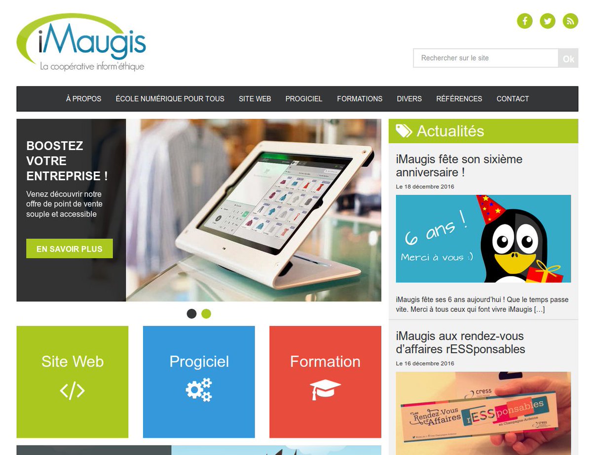 iMaugis's tweet photo. Le site d'iMaugis fait (enfin!) peau neuve ! Un site plus moderne,  (enfin!) responsive et (enfin!) en https. https://t.co/K54bmiSTdz https://t.co/kRmHT4TMw4