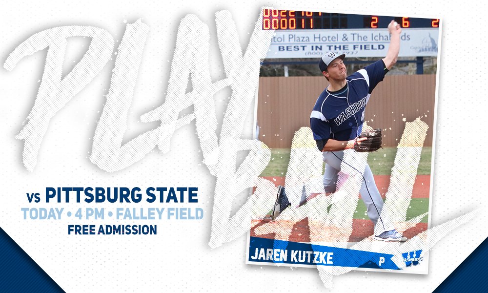 wusports's tweet photo. .@WU_Baseball Game Day

🆚  Pittsburg State 
📍 Falley Field
⌚ 4 pm
📊 https://t.co/ki3QVxy7cS

#GoBods https://t.co/RNv2IACMDY