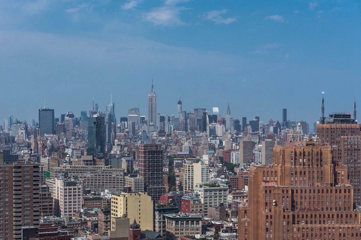 This is what the view from the top looks like, and it’s only visible like this from #100Barclay.