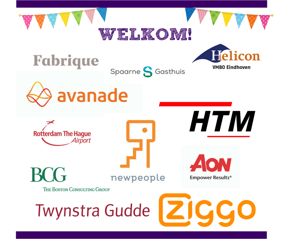 JINC's tweet photo. Welkom nieuwe partners! @Aon_Nederland @Twynstragudde @HTM_Reisinfo @AvanadeNL @Newpeople @BCG @ZiggoCompany @heliconNL @fabrique https://t.co/OtUYbQJHGc