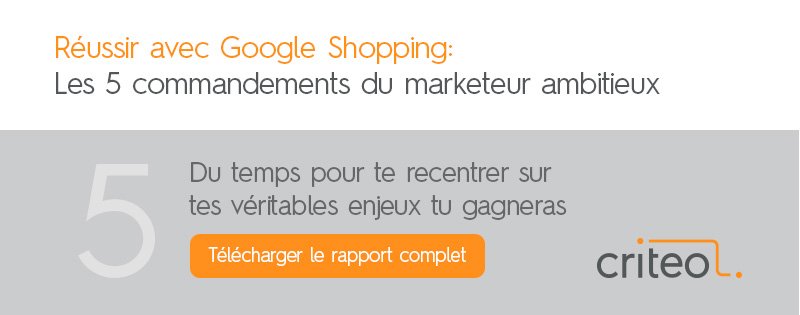 Criteo_France's tweet photo. Notre 5ème commandement est de faire gagner du temps grâce à l'automatisation proposée par #CriteoPredictiveSearch https://t.co/tdwwXs0qvM https://t.co/b8okVjkjJa