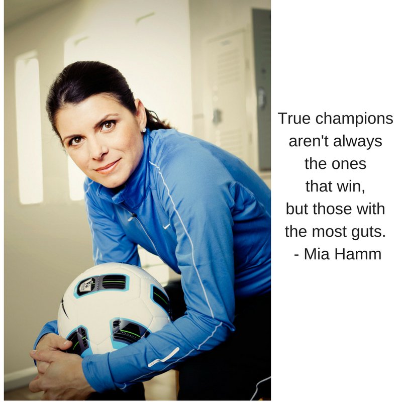 Happy 45th Birthday to soccer goddess Mia Hamm.  