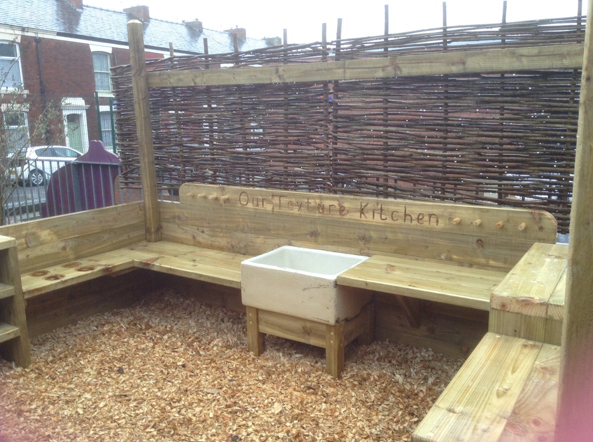 We have an Enchanted Garden for our children to learn in.😀