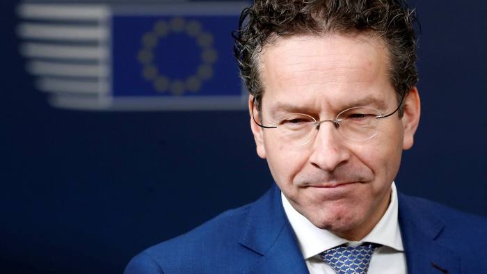 FT's tweet image. The Eurogroup chief of eurozone finance ministers has become a high-profile casualty of the Dutch elections on.ft.com/2nuWh1z
