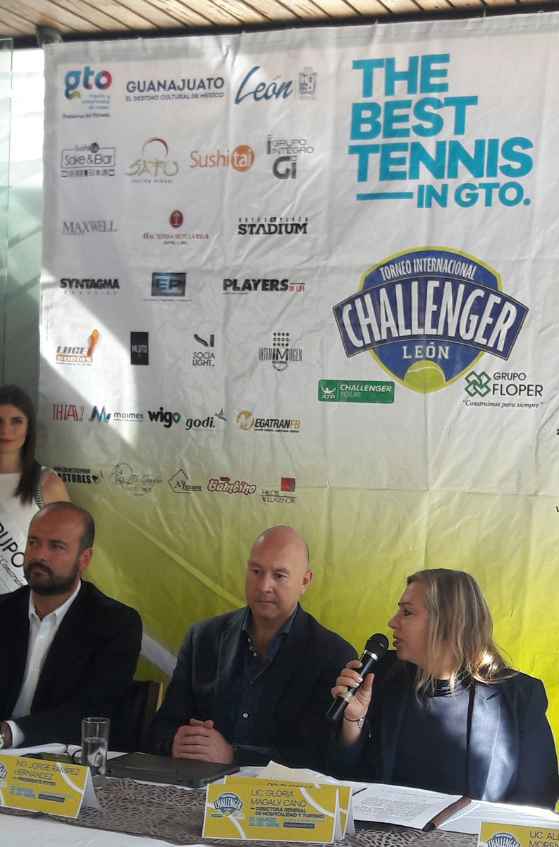 turismo_leon's tweet photo. Celebramos y construimos al deporte en León. @Leon_Challenger
#Challenger2017 @isaac_pina @GloriaCan0 #tenis @ATPWorldTour_ES #Turismo https://t.co/dOc4FCvs4T
