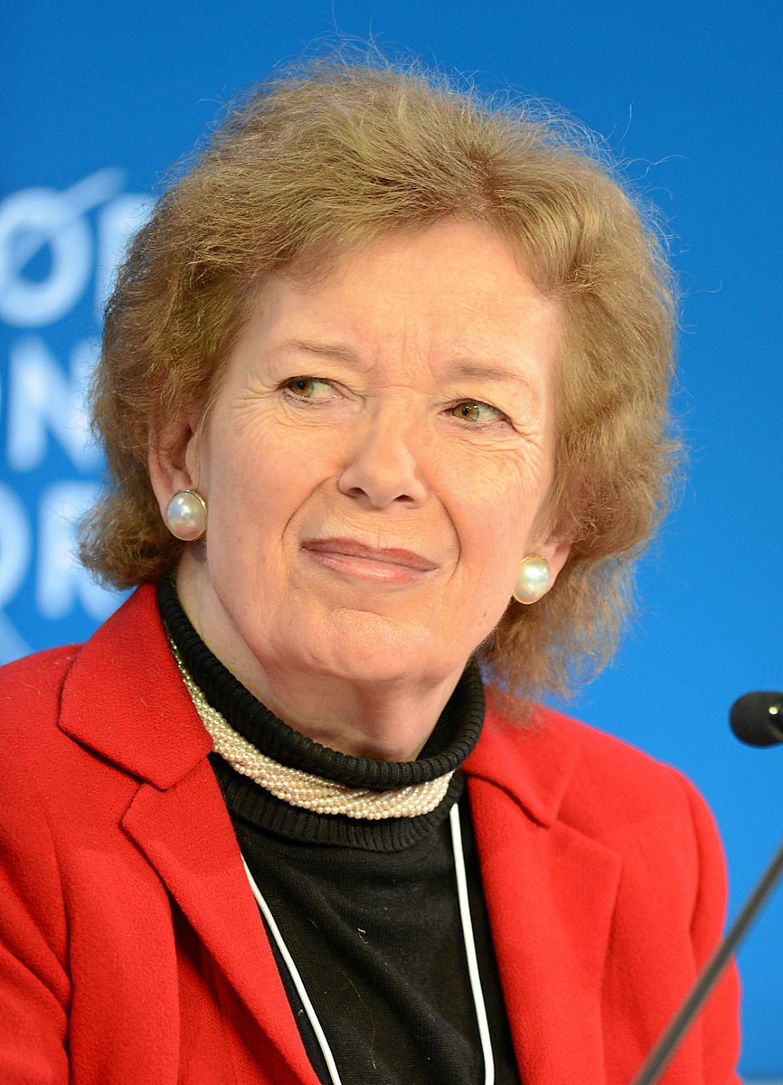 exchangealumni's tweet photo. Happy #StPatricksDay! #DYK that the 1st female President of Ireland, Mary Robinson is a @StateIVLP #exchangealumni? #WomensHistoryMonth https://t.co/qE2AqahYS4