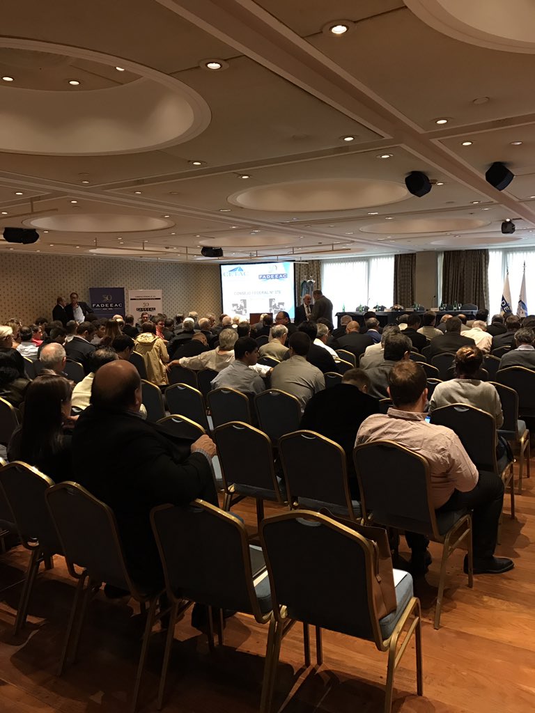CEFAC_TDF's tweet image. Presentes en la Presentación de @Guillodietrich en el Consejo Federal #378 #MardelPlata @MindeTransporte @FADEEAC