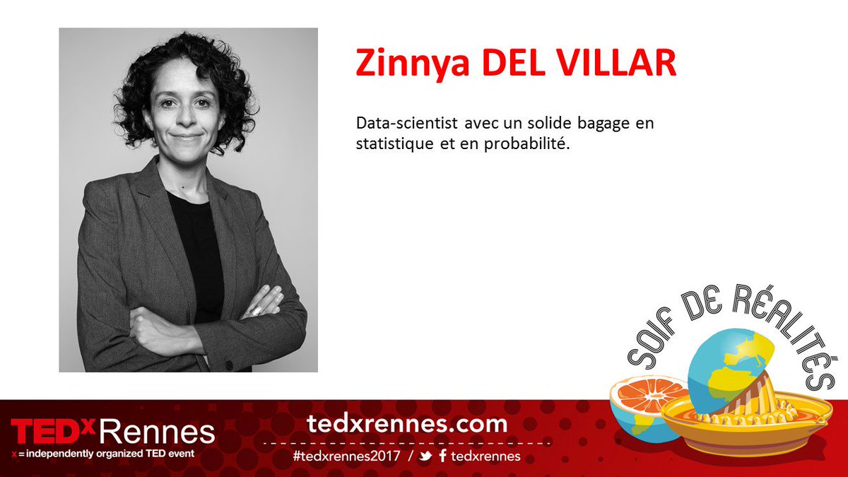 #Intervenant Zinnya DEL VILLAR Pourquoi en 2017, il y a si peu de #femmes Data-scientist
tedxrennes.com/project/zinnya… #TEDxRennes2017