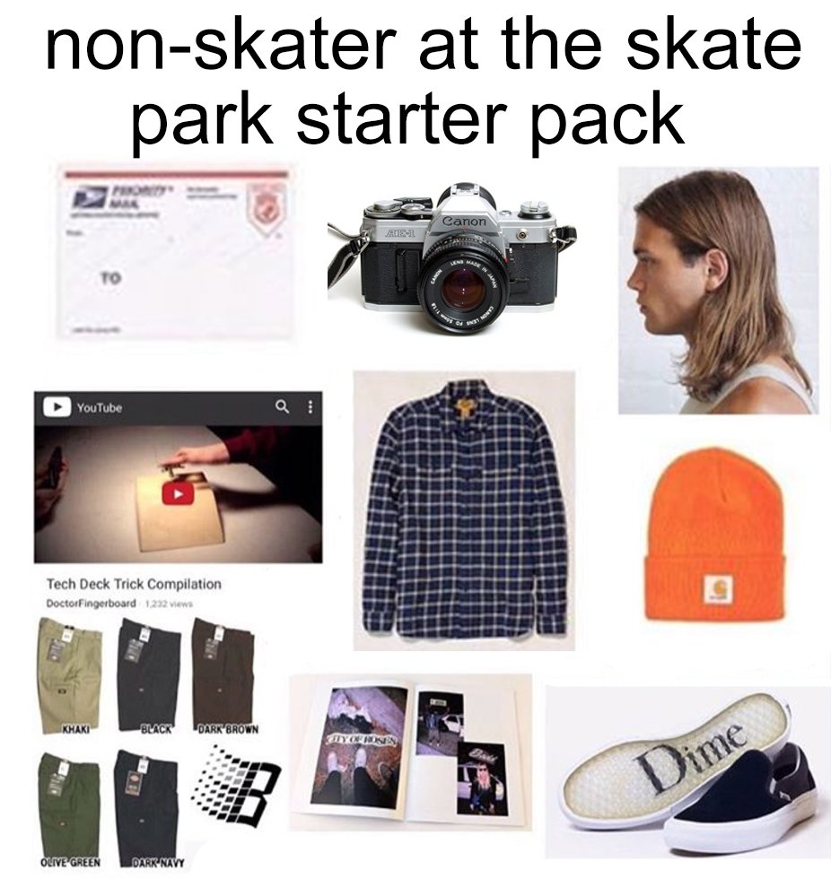 Poser skate starter pack tulasopa