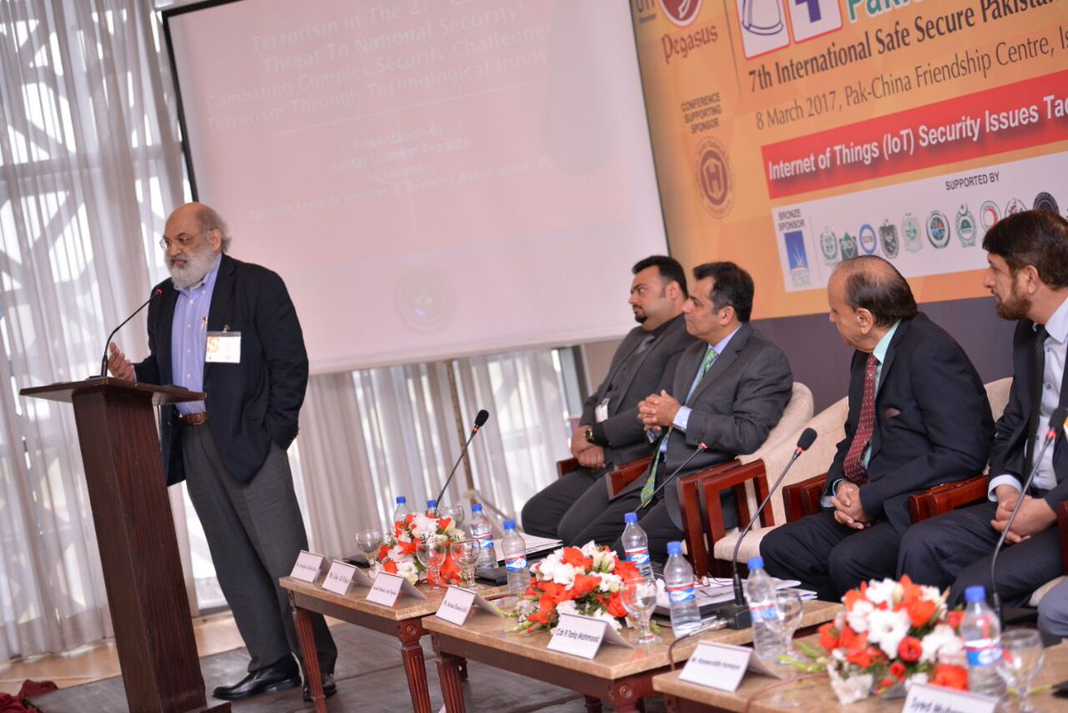 PSSSAPakistan's tweet photo. Chairman & Vice Chairman #PSSSA attended - #SafeSecurePakistan 7th to 9th March 2017. Chairman, PSSSA was Guest of Honour & Speaker. https://t.co/YKDa7hrXJ7