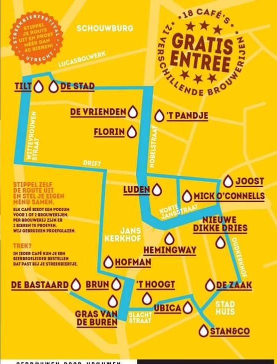 streekbierfest's tweet photo. DE PLATTEGROND #streekbierfestival We zien jullie graag,PROOST! https://t.co/UnxZJI8lde @Ukwartier @stadhskwartier @voorstraat @nobelstraat https://t.co/bcwlAIq6n2
