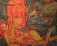 ADRadovic's tweet image. Walasse Ting
Nude with Mask