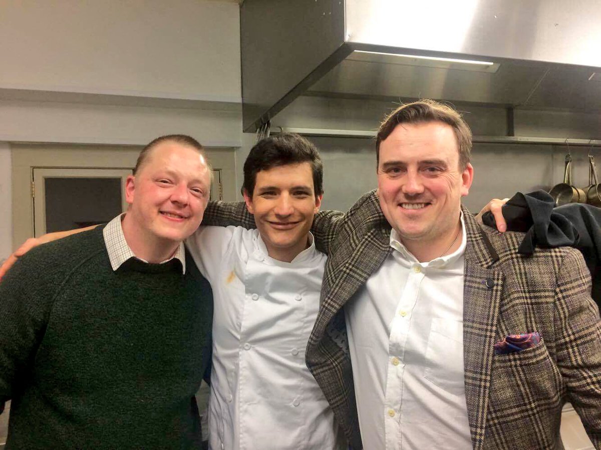Our executive chef <a href="/ChefTomGreen/">Tom Green</a> &amp; head chef Dan <a href="/thegrapesboa/">The Bunch of Grapes</a> with the lovely <a href="/UchuPeru/">Uchu Perú</a> for lasts night Peruvian street food takeover 🍴