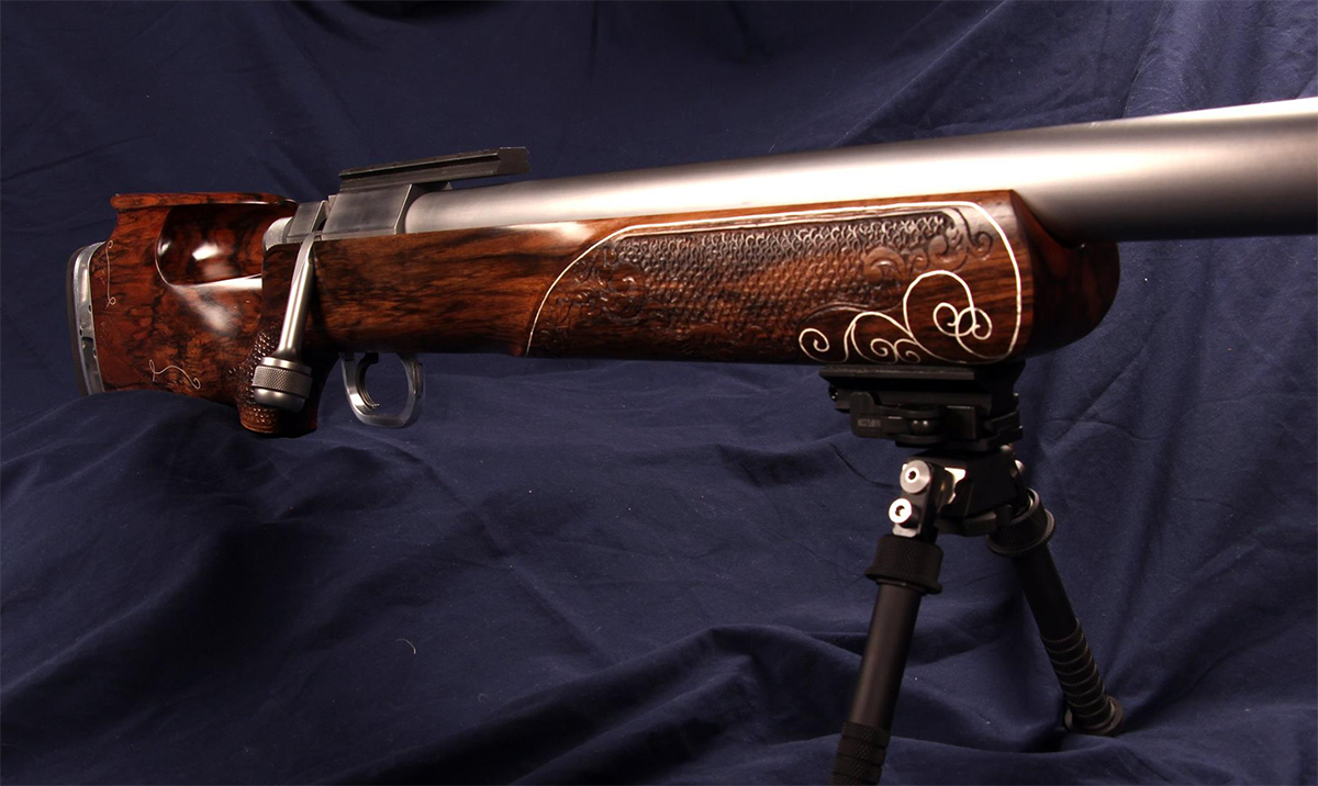 AmericaGunsmith's tweet photo. Check out this beautiful custom .50 cal rifle and the 24-year-old gunsmith who built it! https://t.co/Czve95uTNS https://t.co/TBUIjT9voZ