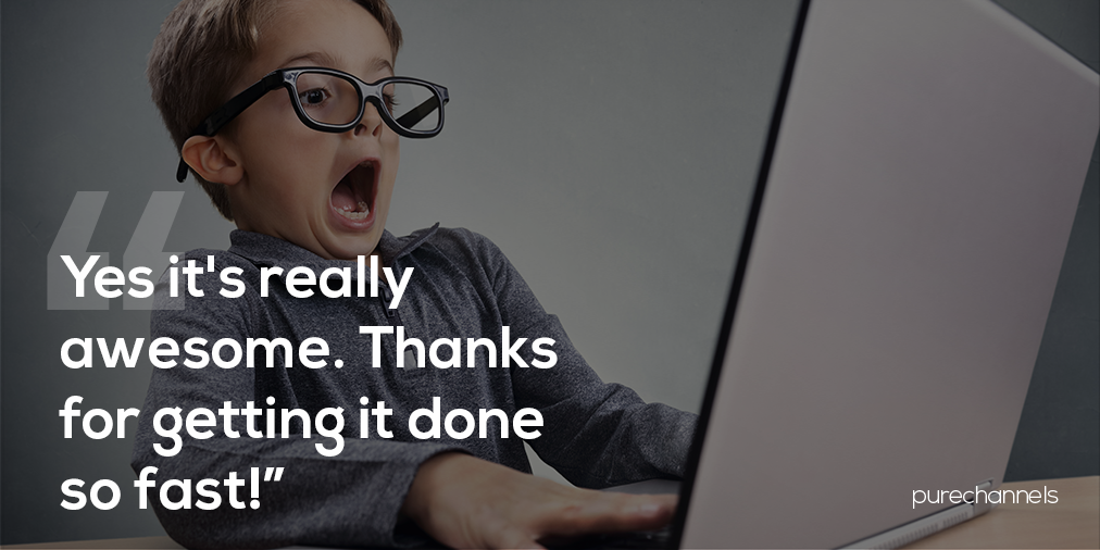 purechannels's tweet photo. Our clients love the fact we're flexible and responsive #stuffourclientssay #b2bmarketing #clientadvocacy #channelmarketing #channelagency https://t.co/PrK6DUfX5D