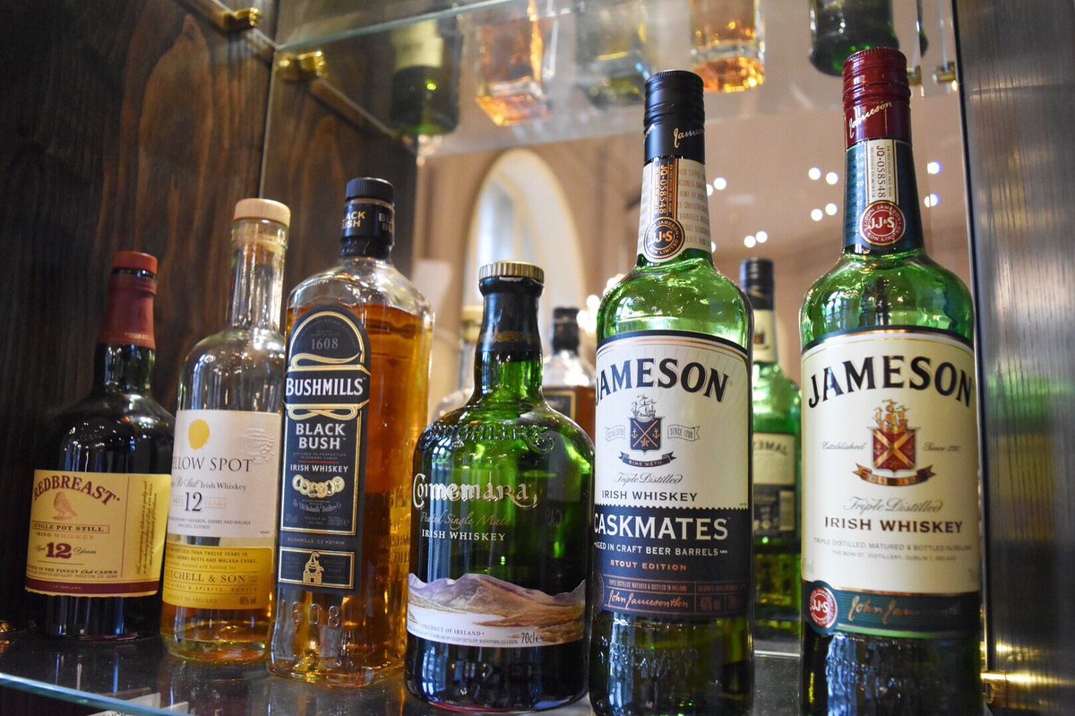 We have a great selection of Irish Whiskeys to help you celebrate #StPatricksDay in true Irish style! ☘  #FridayFeeling