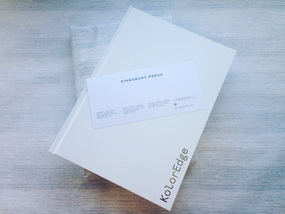New KolorEdge sample ready to send! #TheArtOfPrint #KolorEdge #KingsburyPress #Foil #Pantone