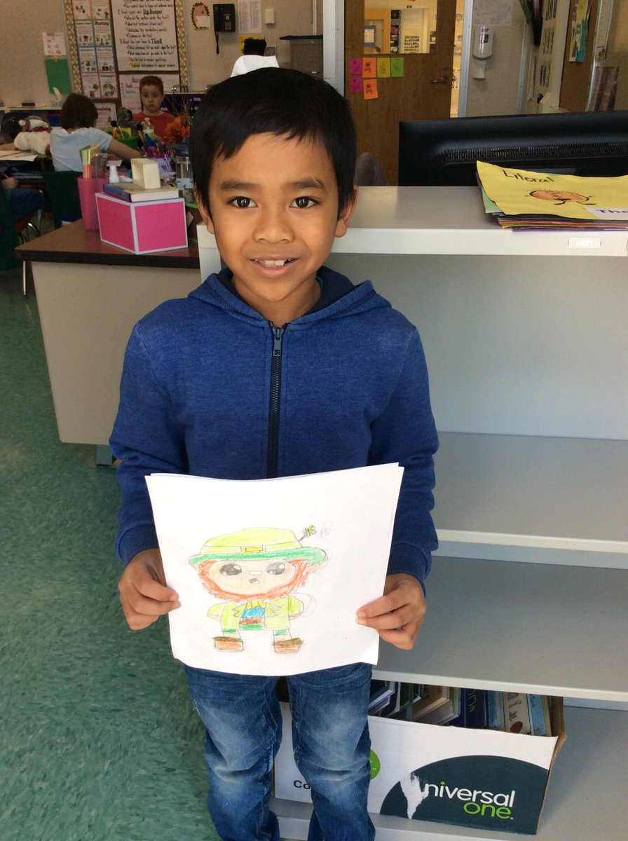 MsCarlsonRPS's tweet photo. Having fun drawing pictures for St. Patrick's day on @ArtforKidsHub #gagegators #grade3gageMC https://t.co/1LDWmOh0kn