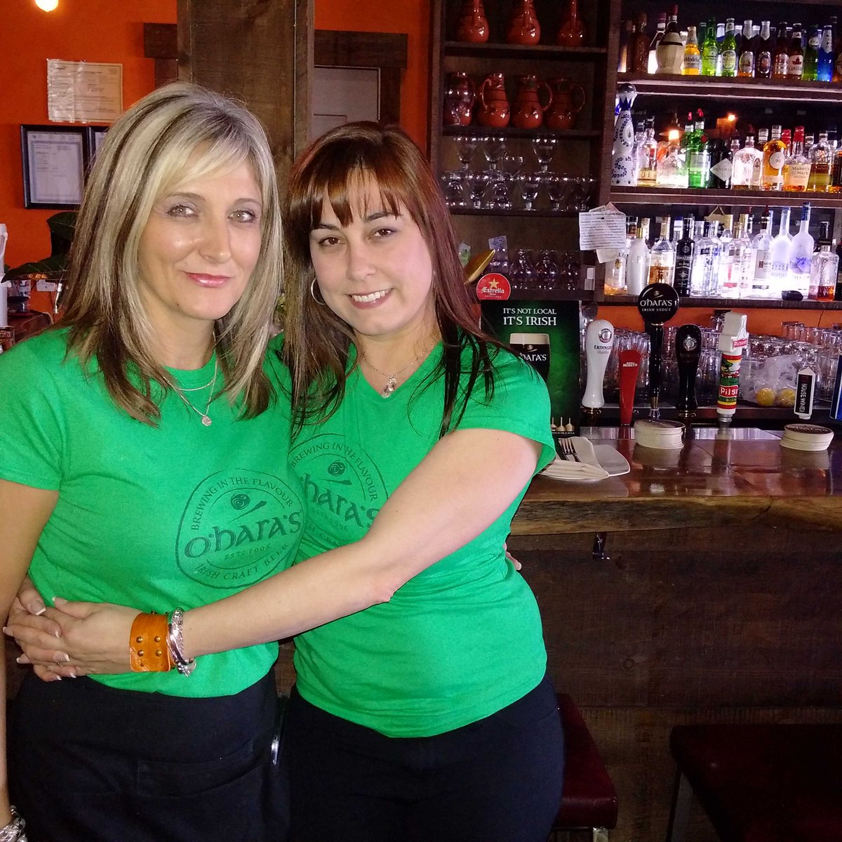 First #ohara at #barrafionpaddysday2017 she's pourin fine!