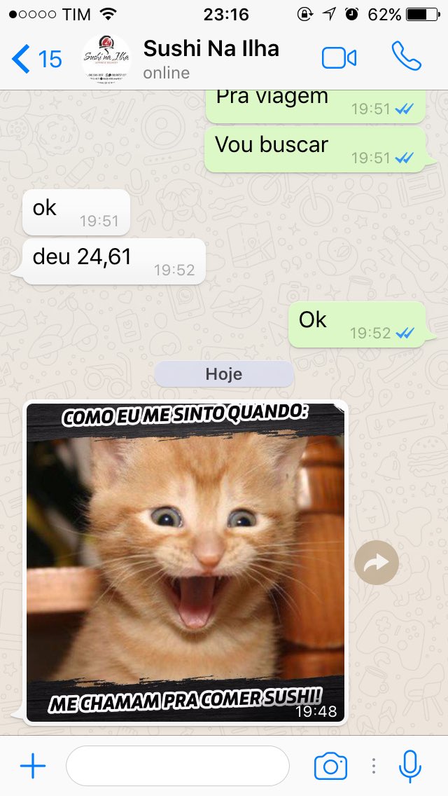 isabelabe2's tweet photo. Coisas que o teu sushi preferido te manda! 😂❣️ https://t.co/kF7GxBMJAk