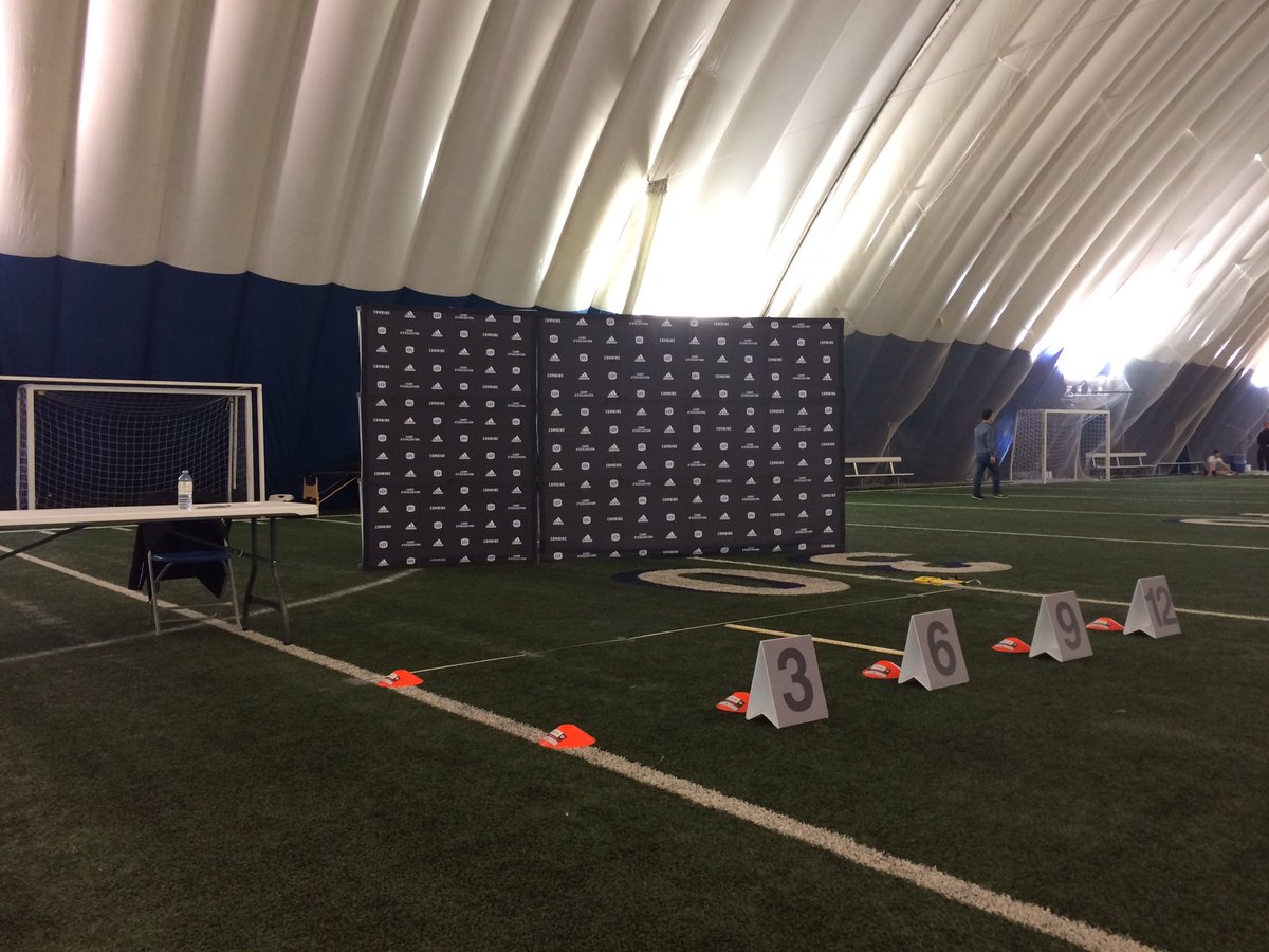 Broad jump station ready.
#CFLCombine