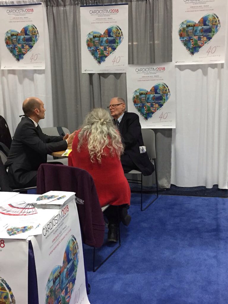 Day1 @  #ACC17 with Dr. Melvin Scheinman
Come visit us at our #Cardiostim booth 3111 :)  <a href="/ACCinTouch/">American College of Cardiology</a>