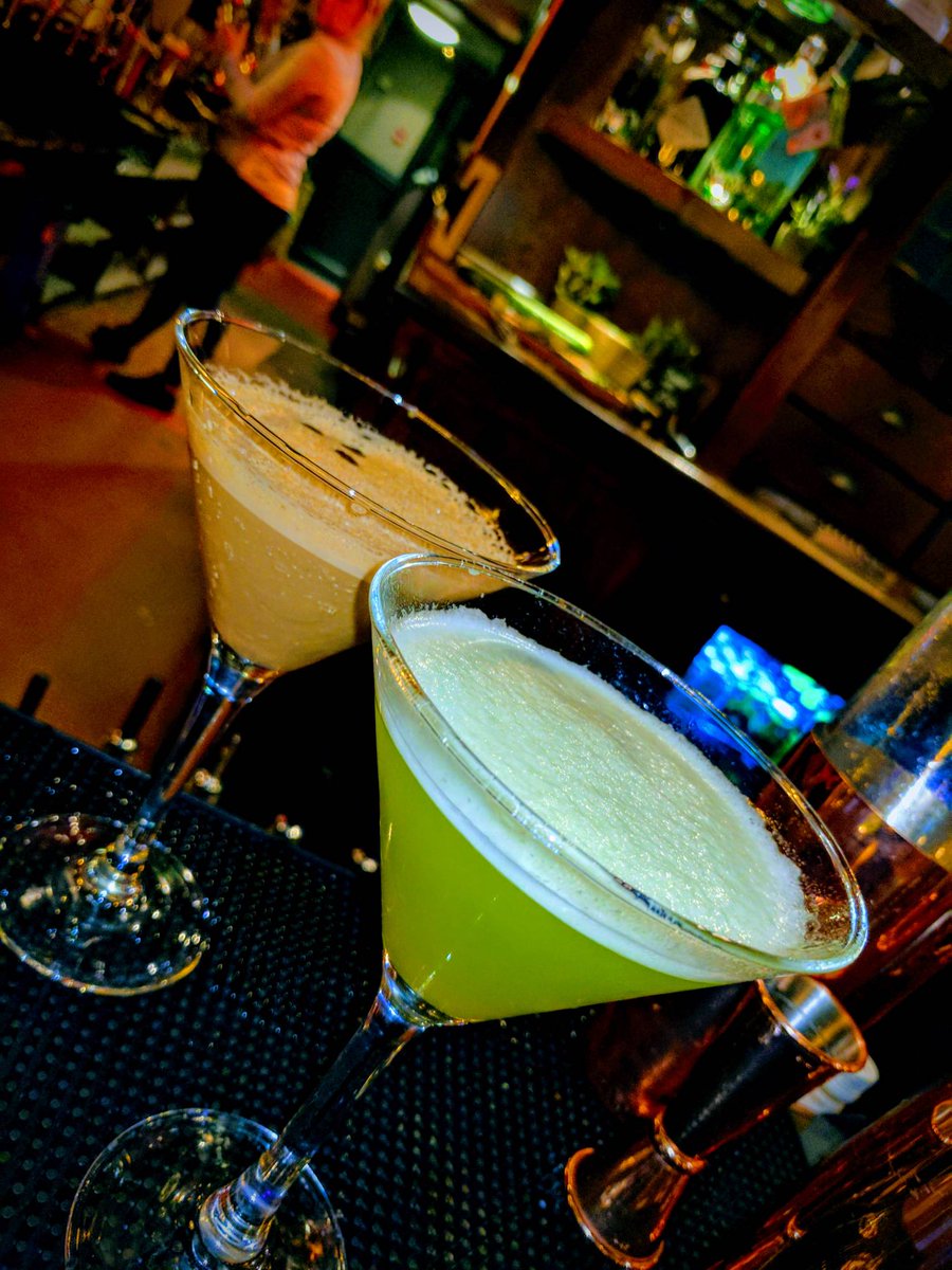 2-4-1 #Cocktails tonight 5 til 8 including these 2 new specials for #StPatricksDay #Irish #Martini #FridayFeeling #Friyay