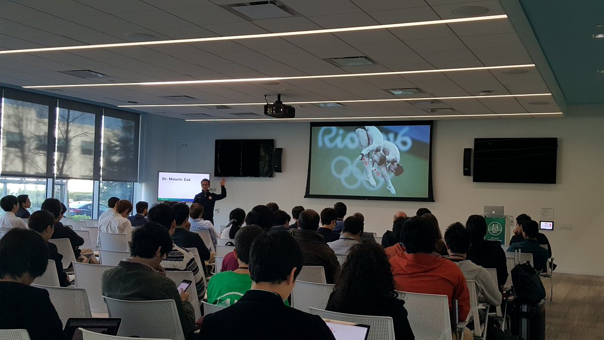 AI matching pairs for diving team! How to use technology to train in a human Centric rather than technology Centric way #AH2017  @mounirzok