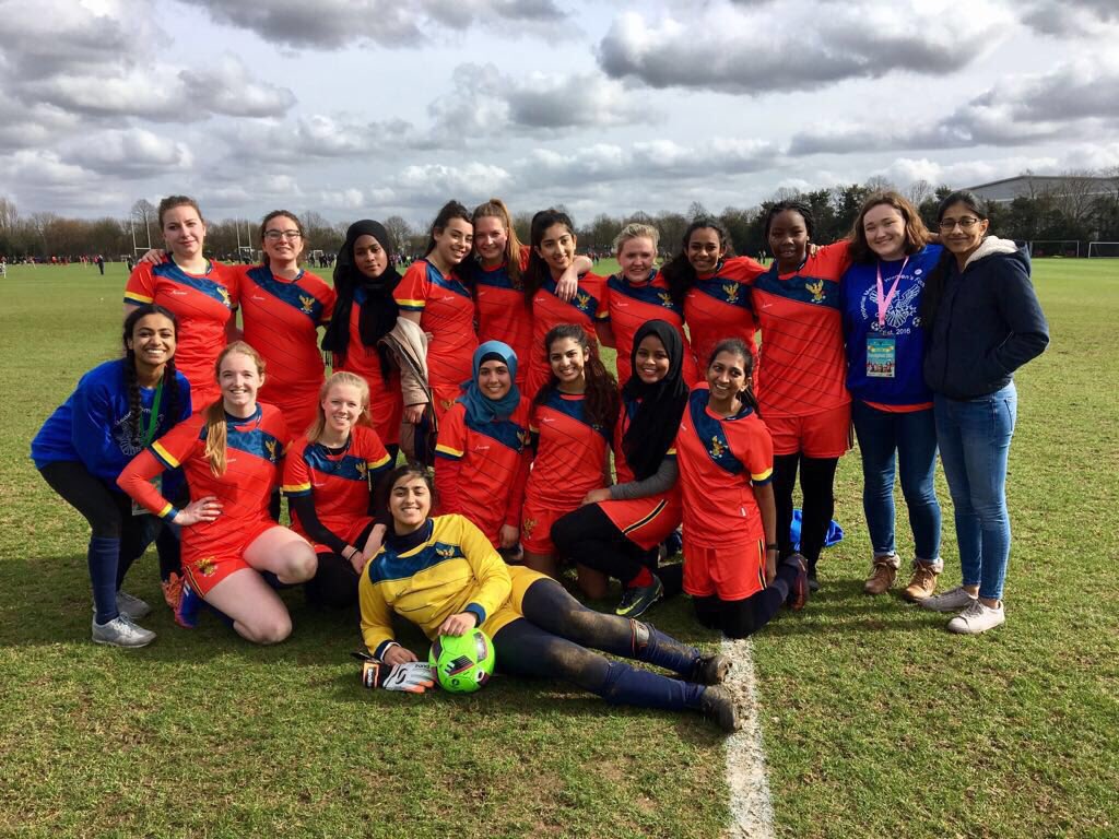 First ever women's football Varsity!! #seeyounextyear #moralvictory #Give5k #GiveImperial