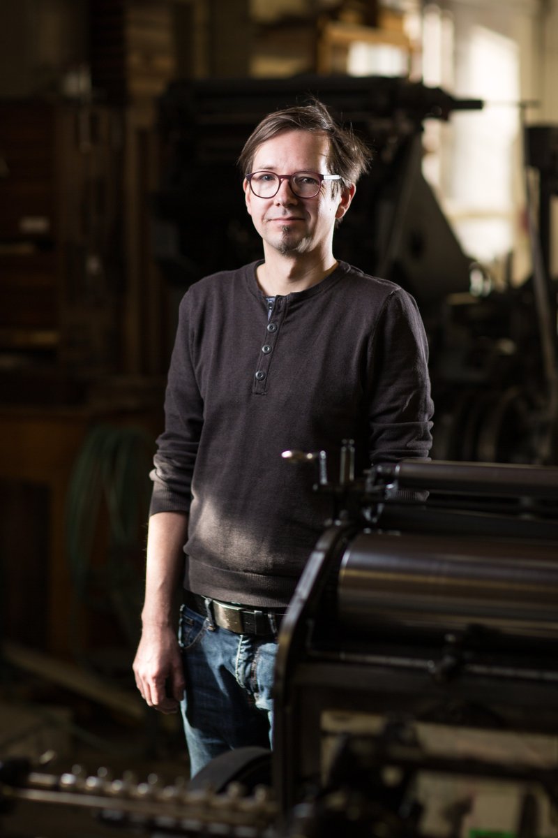 Beitrag 32: Wir haben Thomas Siemon in seiner Buchdruckwerkstatt in der #Baumwollspinnerei besucht.

wunderwesten.de/interview/thom…