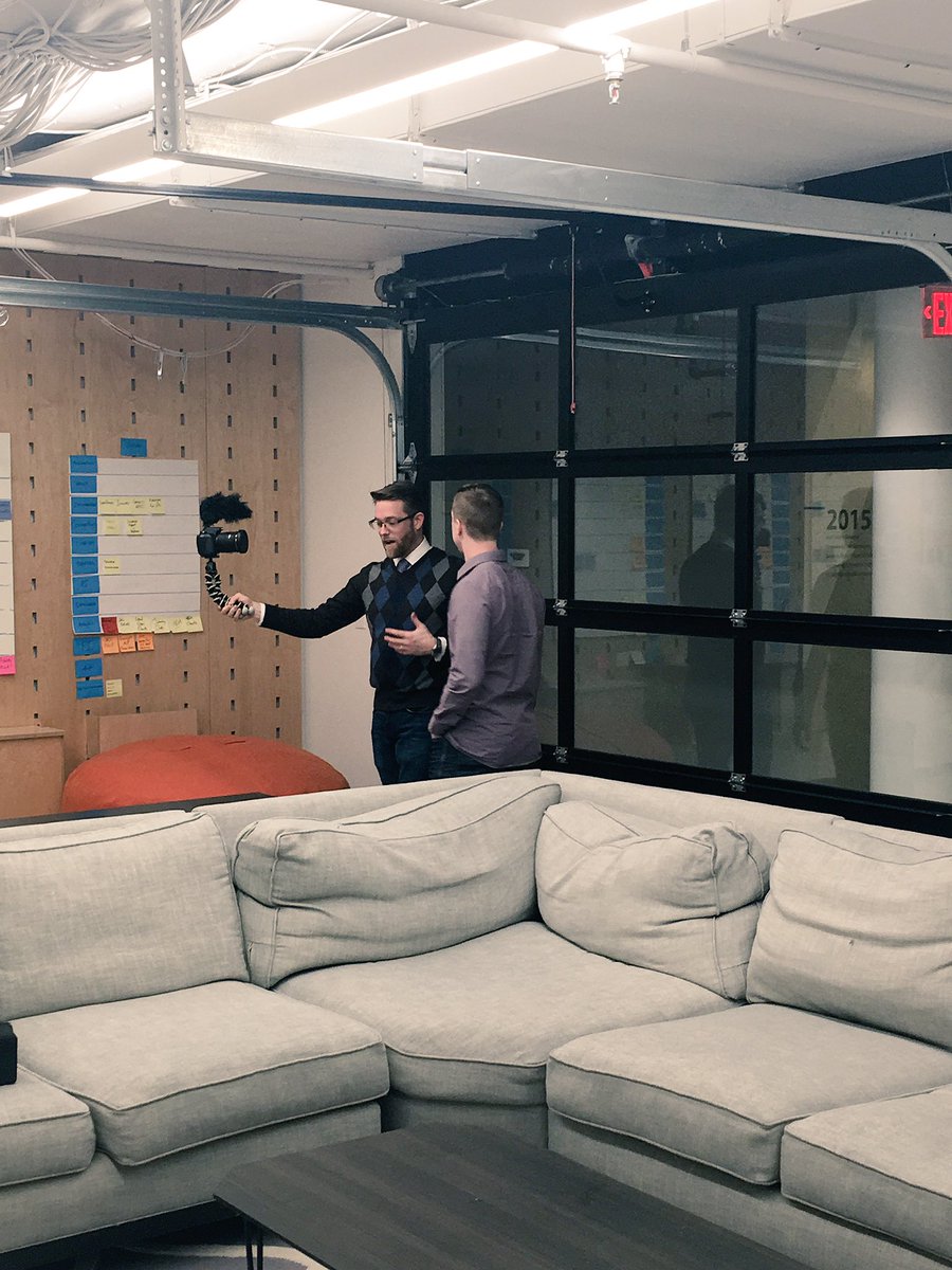 j_armandi's tweet photo. Selfie cam-ing with @BillWinterberg!Talking #emoneysummit2017 in the @eMoneyAdvisor "garage." https://t.co/nDdiw2rpfc