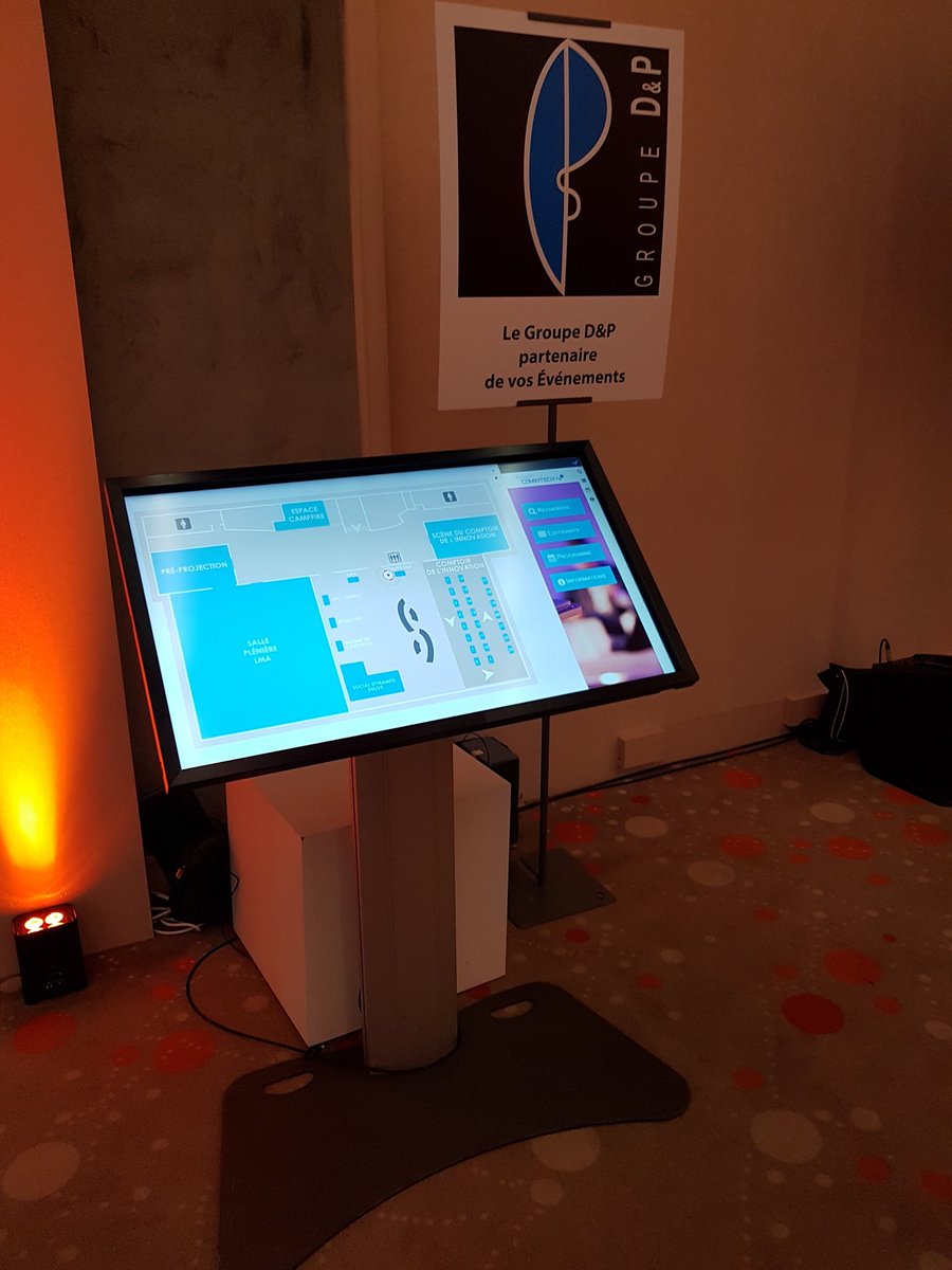 dparchi's tweet photo. #innovation de @dparchi sur #ComInTech : plan interactif avec exposants, programme et cheminement ! https://t.co/f3fkUk0Ydg